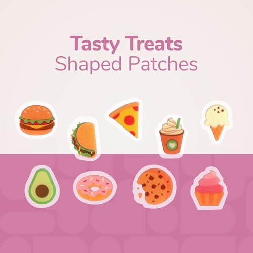 BioSwiss Pimple Patches, Tasty Treats Shaped Acne Patch for Zits and Blemishes, Hydrocolloid Spot Stickers for Face and Skin, 72 Count