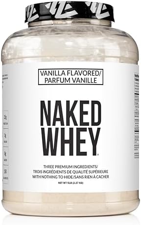Naked Whey Vanilla Protein – All Natural Grass Fed Whey Protein P...