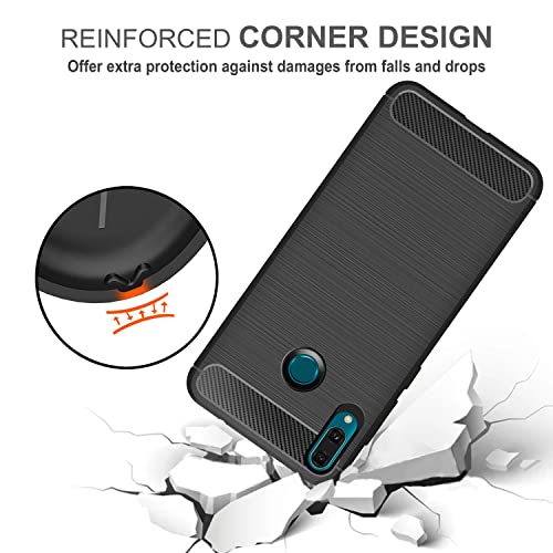 Solimo Back Cover Case for Huawei Y9 (2019) | Compatible for Huawei Y9 (2019) Back Cover Case | 360 Degree Protection | Soft and Flexible (TPU | Matte Black) 5 41IVc5UKJSL
