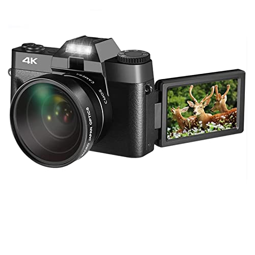 Videocamera Fotocamera digitale per principianti da 48 MP per la fotografia 4K Selfie Vlog con messa a fuoco automatica Videoregistratore vintage grandangolare digit