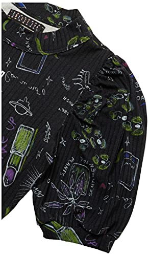 Blusa Canelada Colcci Fun, Meninas, Preto/Branco/Verde/Azul/Rosa/Roxo, 14