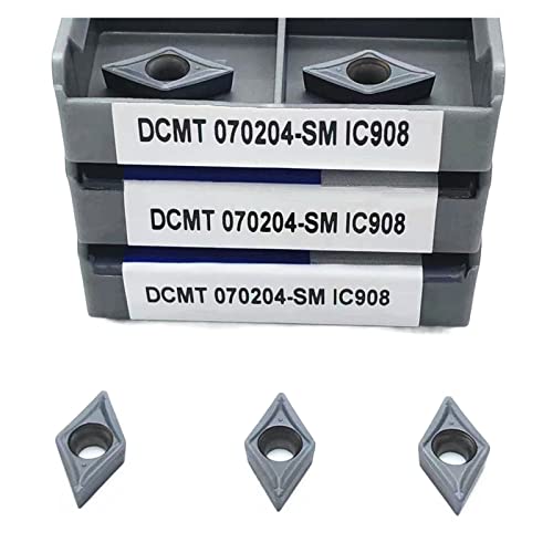 DCMT070204 SM IC907 Inserto de Carburo para Torno CNC