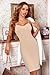 Avidlove Women Full Slips Cotton Blend V Neck Straight Dress Nightwear (nude,S)