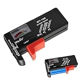 Noenaeni Universal Battery Tester, Battery Checker, No Batteries Required BT-168 Household Battery Testers Multi Size Battery Tester Checker for AA AAA C D 9V 1.5V Button Cell Batteries(Pointer Type)