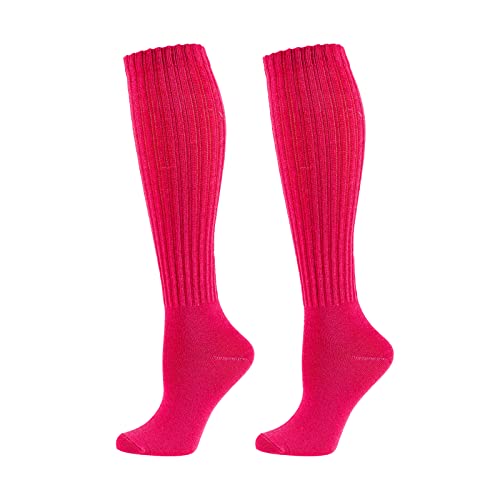 Image of Women Girls Slouchy Socks, Slouch Socks Scrunch Socks Scrunchie Socks for Spring Summer,2 Pairs