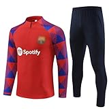 Barcelona Trainingsanzug Kinder Herren Barca Trainingsanzug 23/24 Barca Trainingsanzug Jacke Barcelona Trikot 23/24 Trikot Tracksuit Barcelona Barcelona Anzug