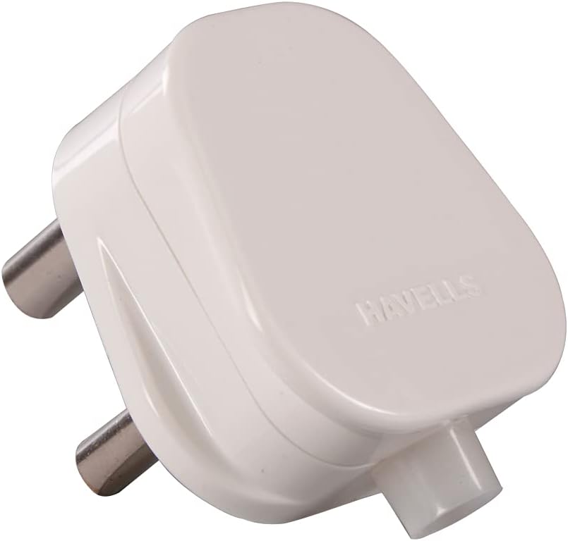 Havells 16A 3 Pin Plug Top 240V (White) (AHLGXXW163-Pk1)