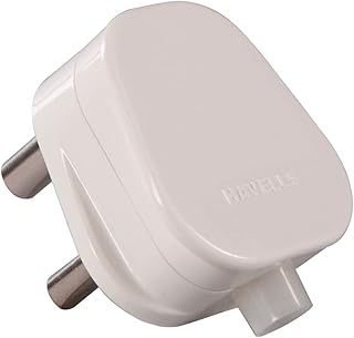 Havells 16A 3 Pin Plug Top 240V (White) (AHLGXXW163-Pk1)
