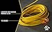 Yellow Jacket 2884 12/3 Heavy-Duty 15-Amp SJTW Contractor Extension Cord with Lighted Ends, Ideal for Heavy Duty Equipment and Tools, Durable Clear Molded Plugs, High Gloss Yellow Jacket, 50-Feet