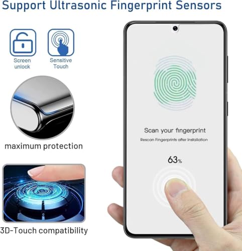 Image of vizer Privacy Screen Protector for OnePlus 12 (1 Pack) | Anti-Spy Privacy Film | Full Coverage Screen Guard | Fingerprint Unlock Compatible | HD Clarity | Bubble-Free | Scratch Resistant