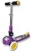 Nokaic Tiny Patinete de 3 Ruedas, Niños, Lila, Talla Única