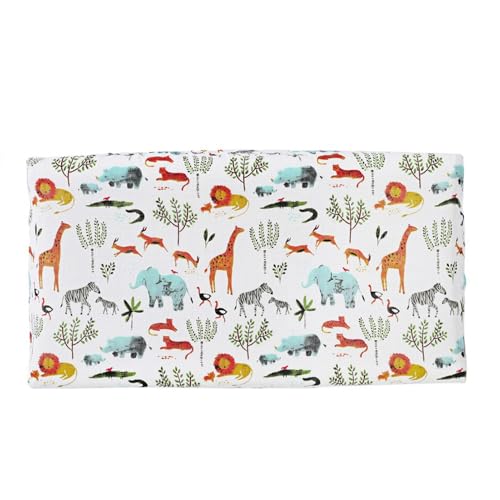 Funda Para Cambiador De Pañales De Bebé - Sabana Cambiador Bebe, Fundas Para Cambiador De Pañales S-uaves De Algodón, Alfombrilla Para Pañales Elástico Y Transpirable, 32 X 16 Pulgadas