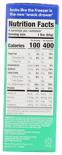 YASSO Mint Chocolate Frozen Greek Yogurt Bar 4 Count, 14 FZ