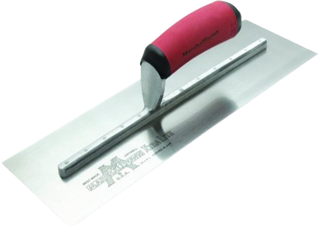 Paca do suchej zabudowy Marshalltown, zakrzywiony uchwyt Durasoft, stal nierdzewna, wymiary: 305x114 mm