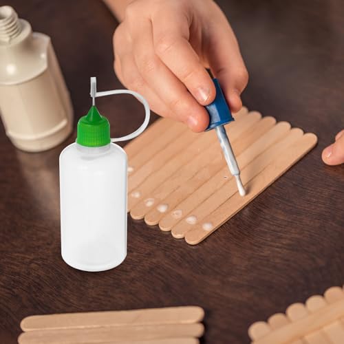 Botella de pegamento punta aguja jojofuny para evitar manchas en trabajos de precisión 7