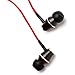 Symphonized XTC Premium Genuine Wood in-Ear Noise-isolating Headphones with Microphone (Red)