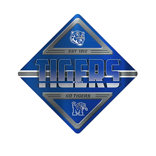 Rico Industries NCAA Memphis Tigers Metal Sign 16.5'' x 16.5'' Home Décor - Bedroom - Office - Man Cave