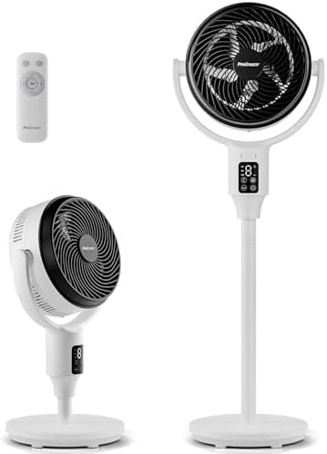 Pro Breeze AirFlo Ventilador de Pie Silencioso con altura ajustab...