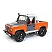 Bruder 2591 - Land Rover Defender Pick Up, color naranja/gris