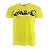  Valentino Rossi VR46 Moto GP The Doctor Gelb T-shirt Offiziell 2018