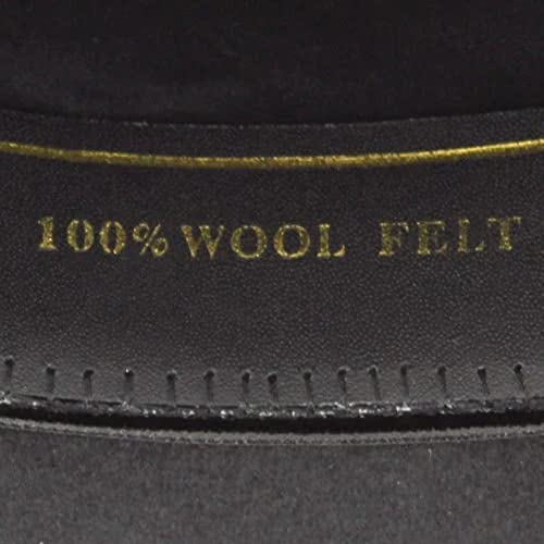 Belfry Mens Top Hat Satin Lined Topper 100% Wool In Black Large #TOP2