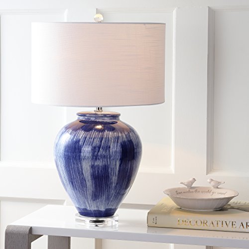 Lámpara de Mesa de Cerámica Azul 26 pulgadas LED miniatura 2