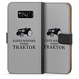 HANDYSCHUTZHÜLLE UND SCHUTZFOLIE - Die seitlich aufklappbare Hülle mit magnetischem Verschluss schützt nicht nur das Smartphone vorm Herunterfallen, sondern auch das Display vor Kratzern & Schmutz.