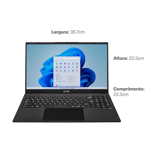 Notebook, Windows 11 Home, Tela 15,6 Pol HD, Celeron N4020C, Memória 4GB/128GB, Microsoft 365, Ultra – UB261