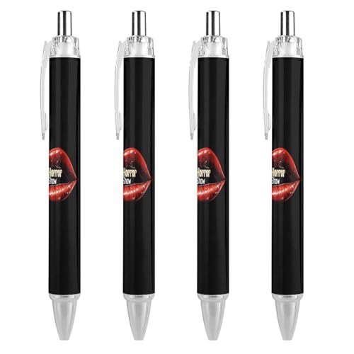 The Rocky Horror Picture Show Cute Ballpoint Pen Black Point 0.5mm Pen for Men Women Retractable Pens for Writing Comfort