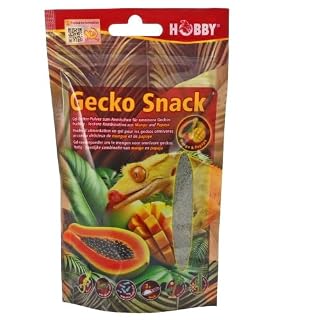 Hobby Gecko Snack mangue papaye, nourriture en poudre 100 g