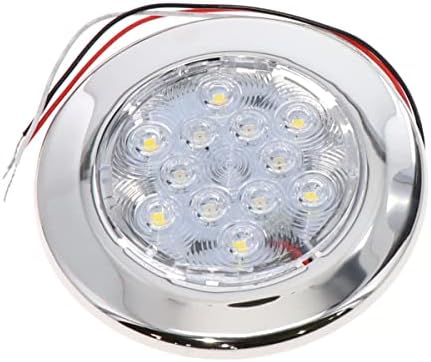 TecNiq, Inc Silho-X 4" Round Cool White/Red Combo Light Ss Trim Ring - E06-WS0R-1 image 4