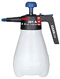 Solo 30101 Drucksprühgerät – säurebeständiger 1 Liter Drucksprüher – für Reinigungsmittel mit pH Wert 1-7 Reinigungsspritze CLEANLine