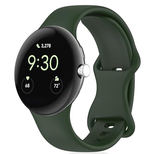 [MELEJIA] For Google Pixel Watch 4 / 3 45 mm Pixel Watch 4 / 3 / 2 / 1 41mm �o���h �����x���g �R���p�`�u�� �O�[�O���s�N�Z�� �E�H�b�` �ւ��x���g �V���R���� �ʋC�� �_�炩�� 