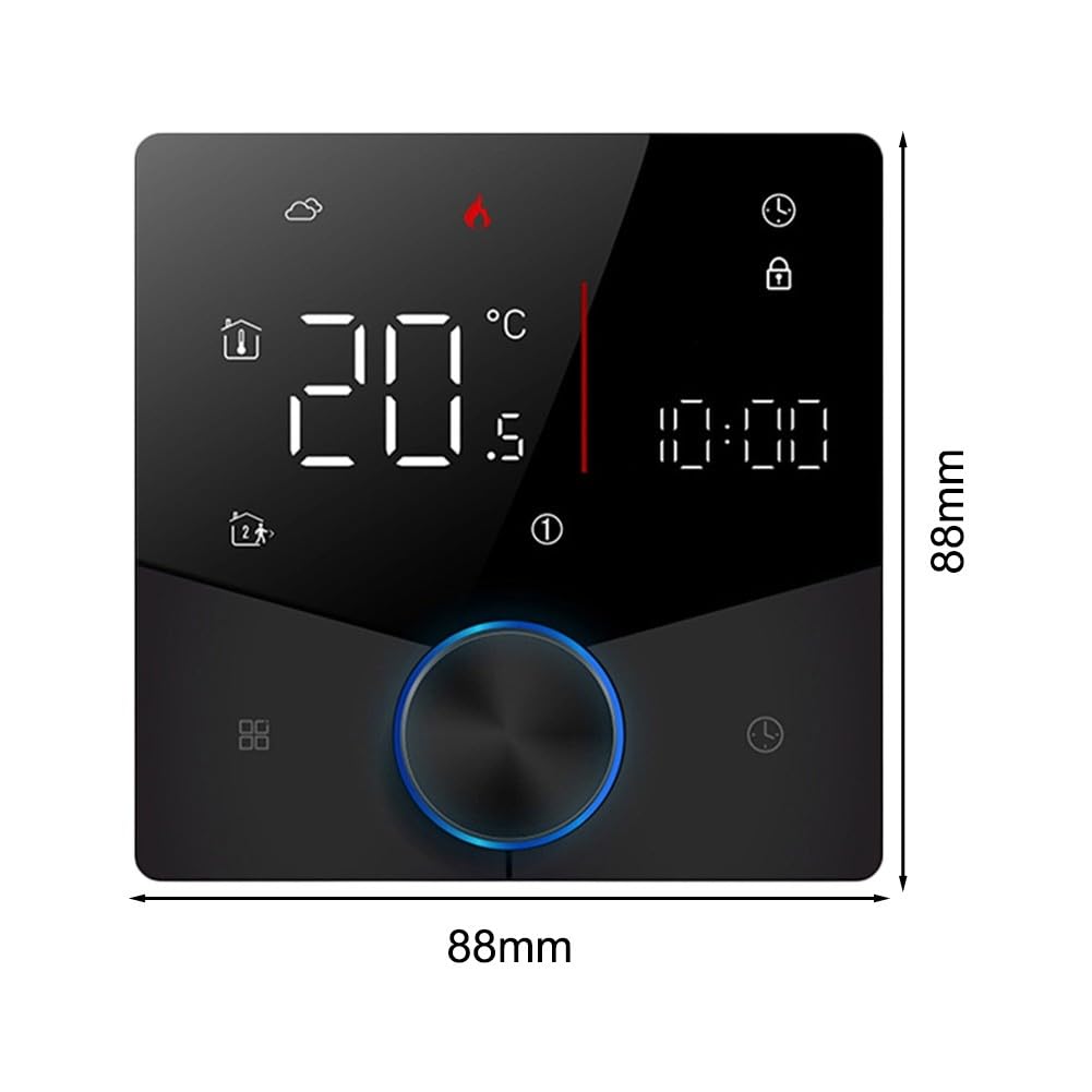 Intelligentes Heizkörperthermostat mit Drehregler und App-Steuerung