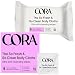 Cora Bamboo Feminine Wipes with Plant-Based Moisturizers and Essential Oils (1 Box of 18 + 1 Pouch of 30; 48 Count Total)