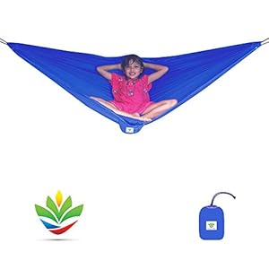 Hammock Bliss – Sky Kid Hammock – Kids Hammock – Small Camping Hammock, Kids Camping Gear, Indoor/Outdoor – The Ideal Starter Hammock for Kids