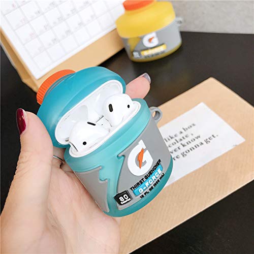 Coque AirPods 2e génération silicone étui écouteur antichoc 3D chocolat - 4