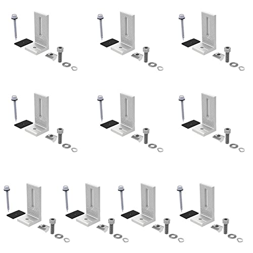 Soporte de techo de panel solar ajustable y resistente a la intemperie para riel 2