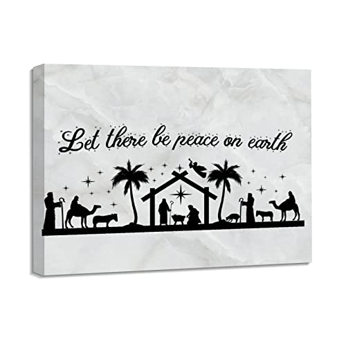 Toile murale Let There Be Peace On Earth encadrée haut de gamme