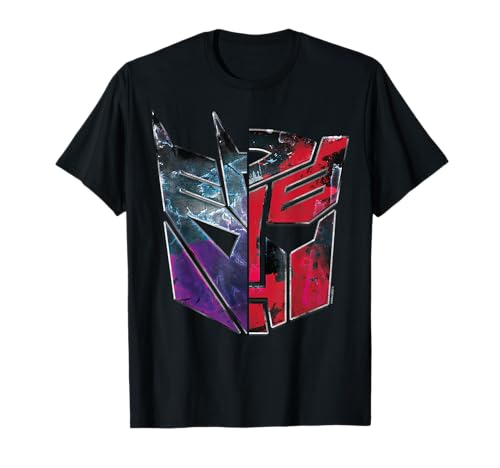 Transformers EWF3Y2DK6P6 War For Cybertron Decepticon Autobot Split T-Shirt cover