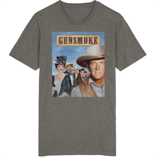 Gunsmoke Vintage Tv Show T Shirt XL Charcoal Grey