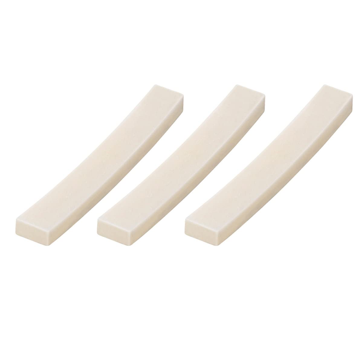 HANABASS 3Pcs Electric Guitar String Nuts Ox Bone Replacement for Enhanced Sound Compact and Durable Guitar Accessories for Musicians