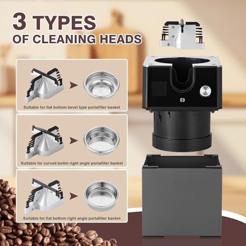 NEUTRAL NS300 Pro Electric Portafilter Cleaner-Automatic Coffee Grounds Cleaning Machine-Knock box for Espresso coffee-Espresso Puck Sucker-Suitable for 58mm portafilters. by NEUTRAL - Image 5