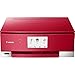 Produktbild Canon PIXMA TS8352 Drucker Farbtintenstrahl Multifunktionsgerät DIN A4 (Scanner, Kopierer, 4.800 x 1.200 dpi, 6 separate Tinten, USB, WLAN, Duplexdruck, 2 Papierzuführungen, 5 GHz Support), rot