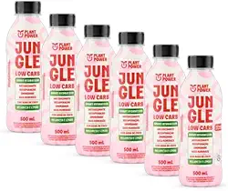 Kit 6X: Bebida Isotônica Low Carb Melancia e Limão Jungle 500ml
