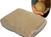 Argila para Modelagem Artistica 800gr - Artesanato - Escola - Hobby