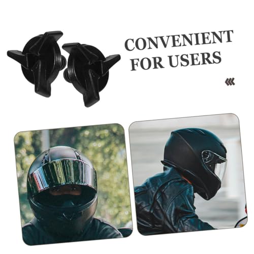Tornillos negro 20 soluciona visera suelta de casco de moto 3