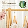 Amazon.com: Cozivolife Bamboo Clothes Rack with Storage Box, Garment ...