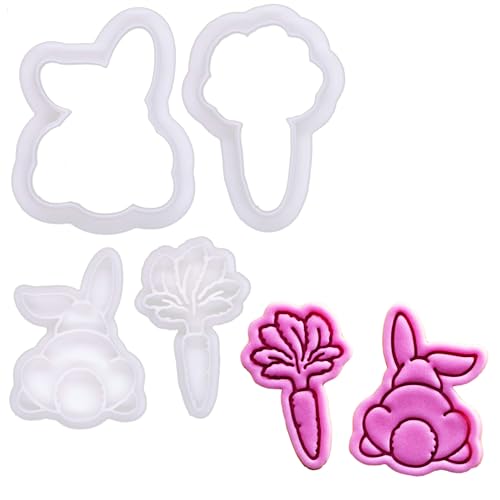 BAKERLOGY Bunny Munch - Mini 2" Cookie Cutter & Stamp