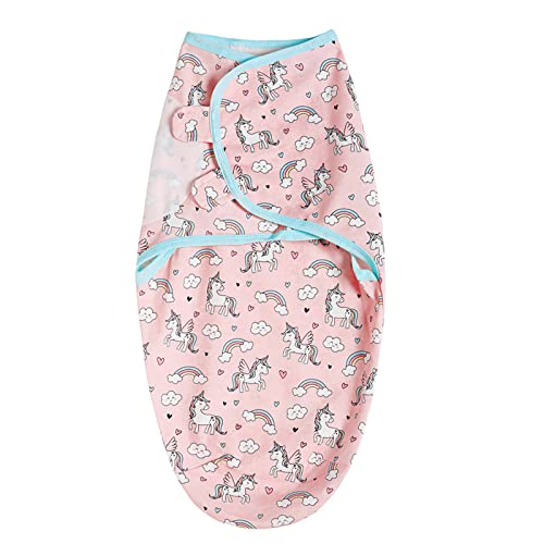 Image of insular Baby Swaddle Wrap, Swaddle Blanket for Newborn and Infant, Adjustable Swaddling Set for Boy and Girl, Soft Cotton Baby Sleep Sack 3 Pack, Horse, Small(0-3 Month)